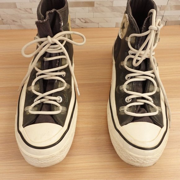 CONVERSE KIM JONES Sneakers Black Chuck 70 Storm Utility Hi Streetwear M‎ 8 W 10 - Picture 3 of 16